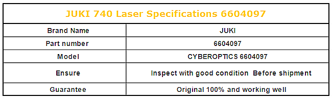 JUKI KE-740 FS-740 Laser 6604097 E9635725000LA