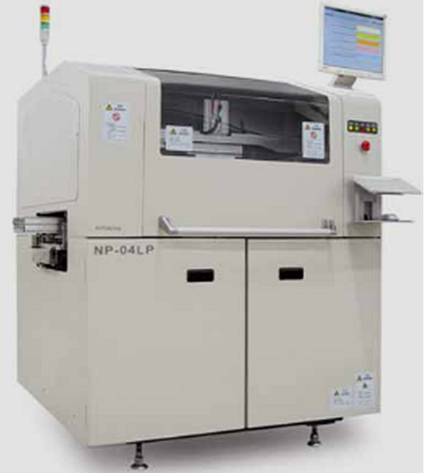 HITACHI automatic screen printing machine NP-04LP