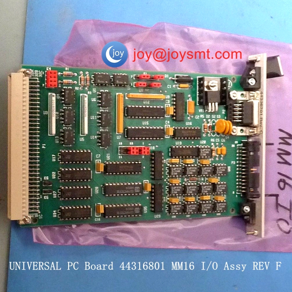 UNIVERSAL PC Board 44316801 MM16 I/O Assy REV F 