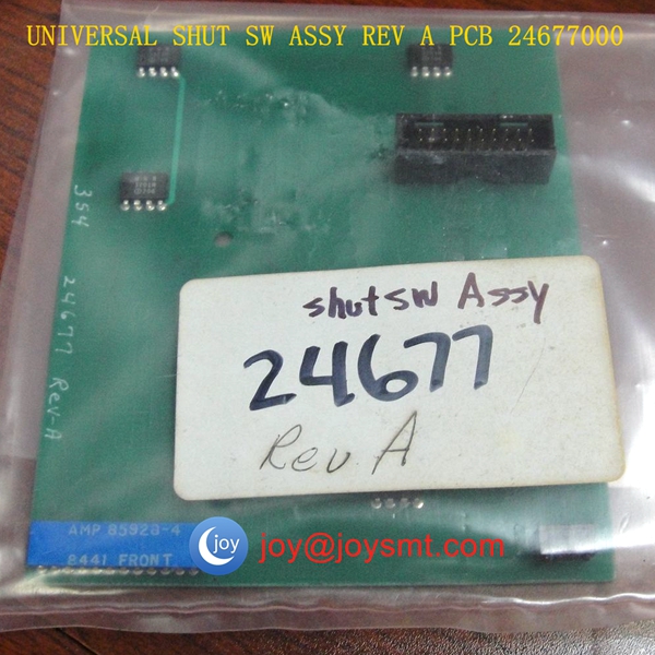 UNIVERSAL SHUT SW ASSY REV A PCB 24677000 