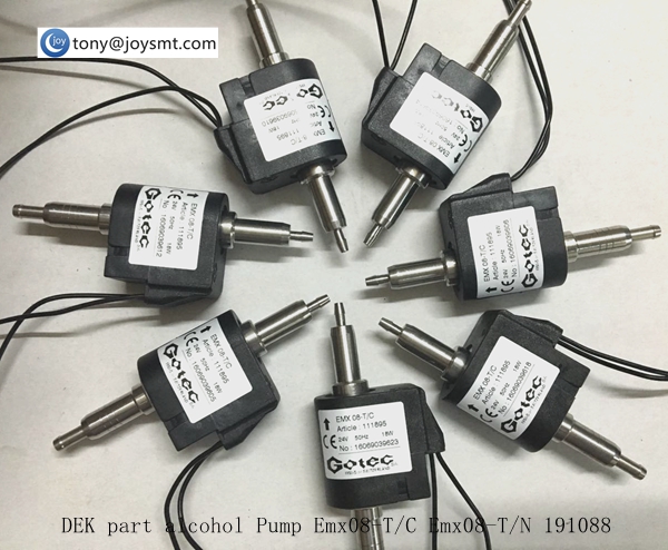 DEK part alcohol Pump Emx08-T/C Emx08-T/N 191088