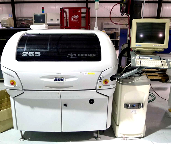 DEK 265 Screen printer specification and parameter