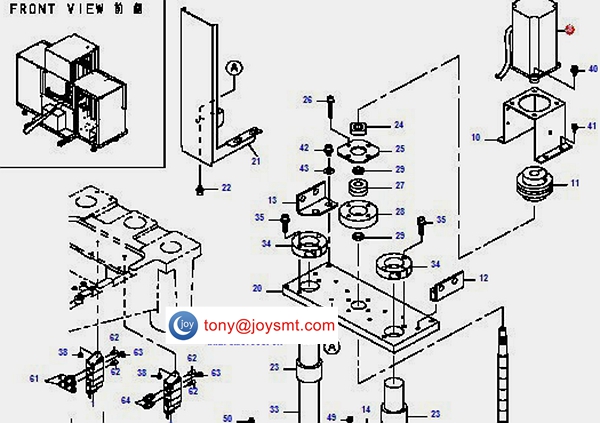 JUKI KE2060 KE2080 Motor MTC MTS HF-KP43B-S12 40045703