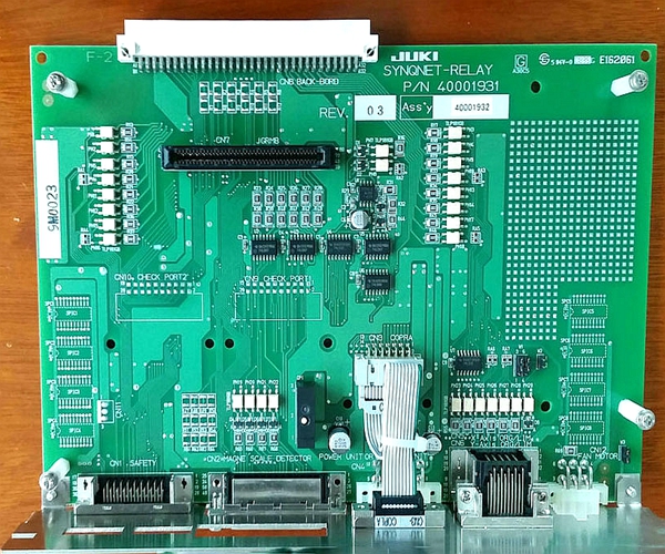 JUKI BOARD CARD SYNQNET RELAY PCB ASM 40001932 40001931 
