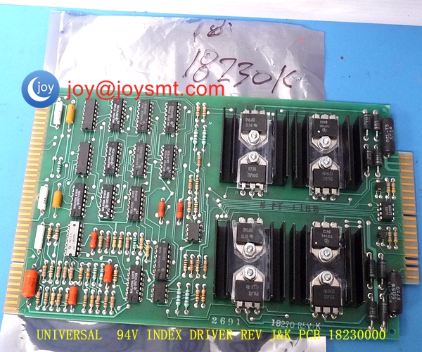 UNIVERSAL 94V INDEX DRIVER REV J&K PCB 18230000  