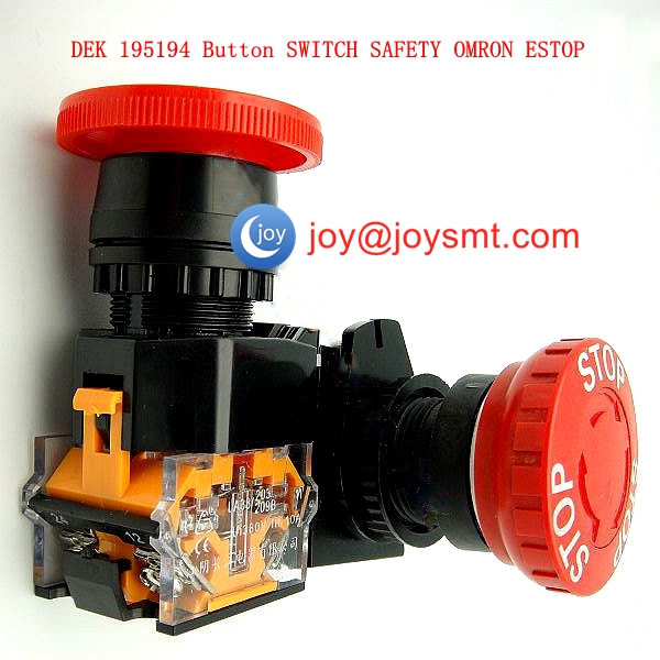 DEK 195194 Button SWITCH SAFETY OMRON ESTOP