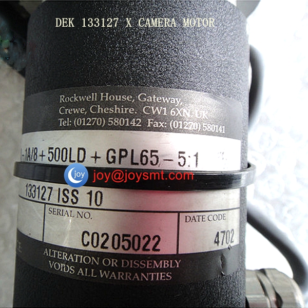 DEK 133127 X CAMERA MOTOR 