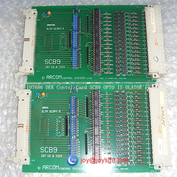 107686 DEK Contol Card SCB9 OPTO IS OLATOR IP 